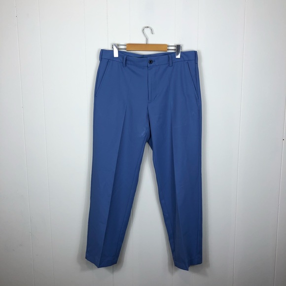 Izod Golf Slim Fit Light Blue Pants Sz 34x30 - Picture 2 of 14